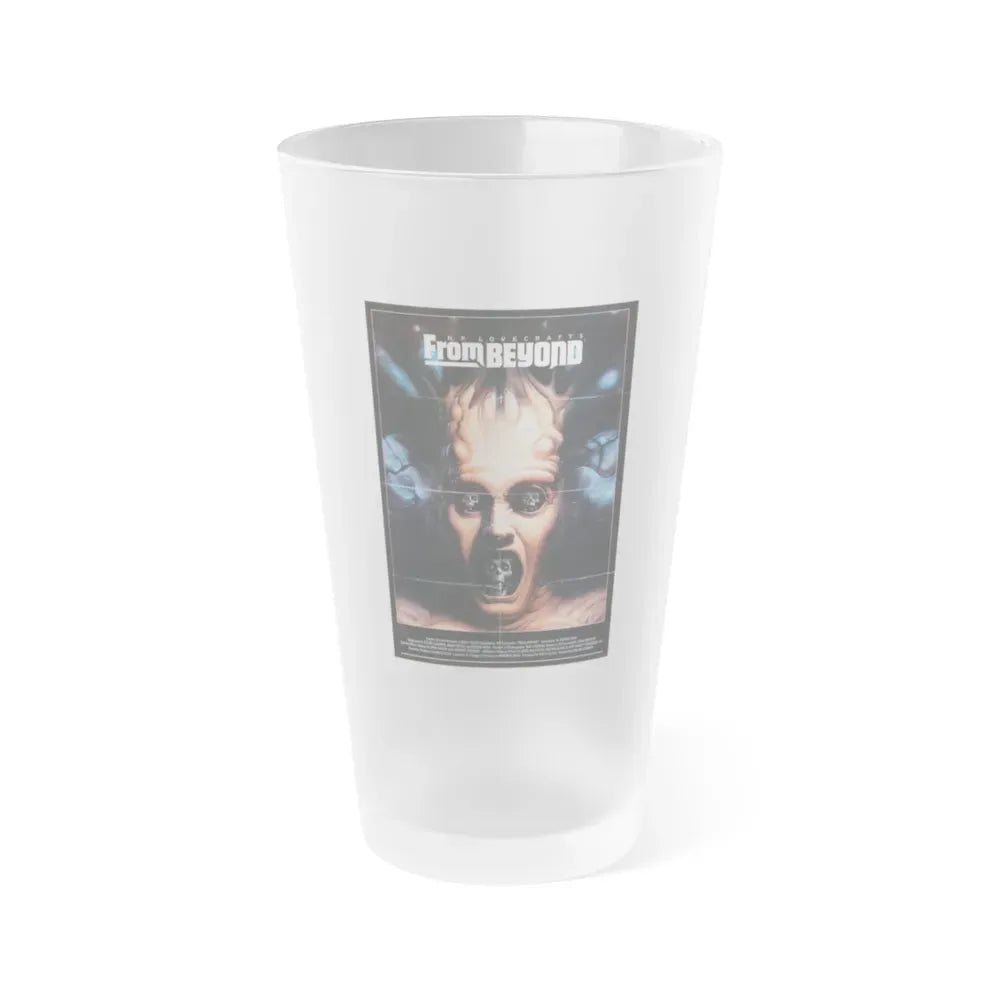 FROM BEYOND 1986 Movie Poster - Frosted Pint Glass 16oz 16oz Frosted - Go Mug Yourself