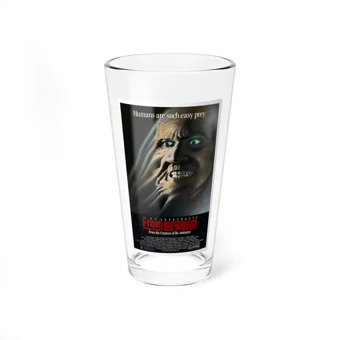FROM BEYOND (2) 1986 Movie Poster - Pint Glass 16oz 16oz - Go Mug Yourself