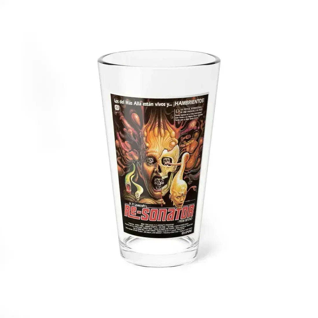 FROM BEYOND (SPANISH) 1986 Movie Poster - Pint Glass 16oz 16oz - Go Mug Yourself