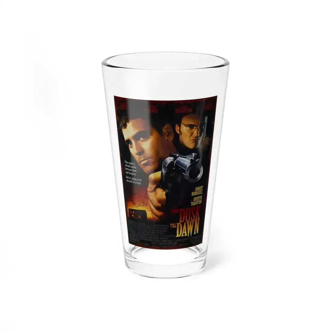FROM DUSK TILL DAWN 1996 Movie Poster - Pint Glass 16oz 16oz - Go Mug Yourself