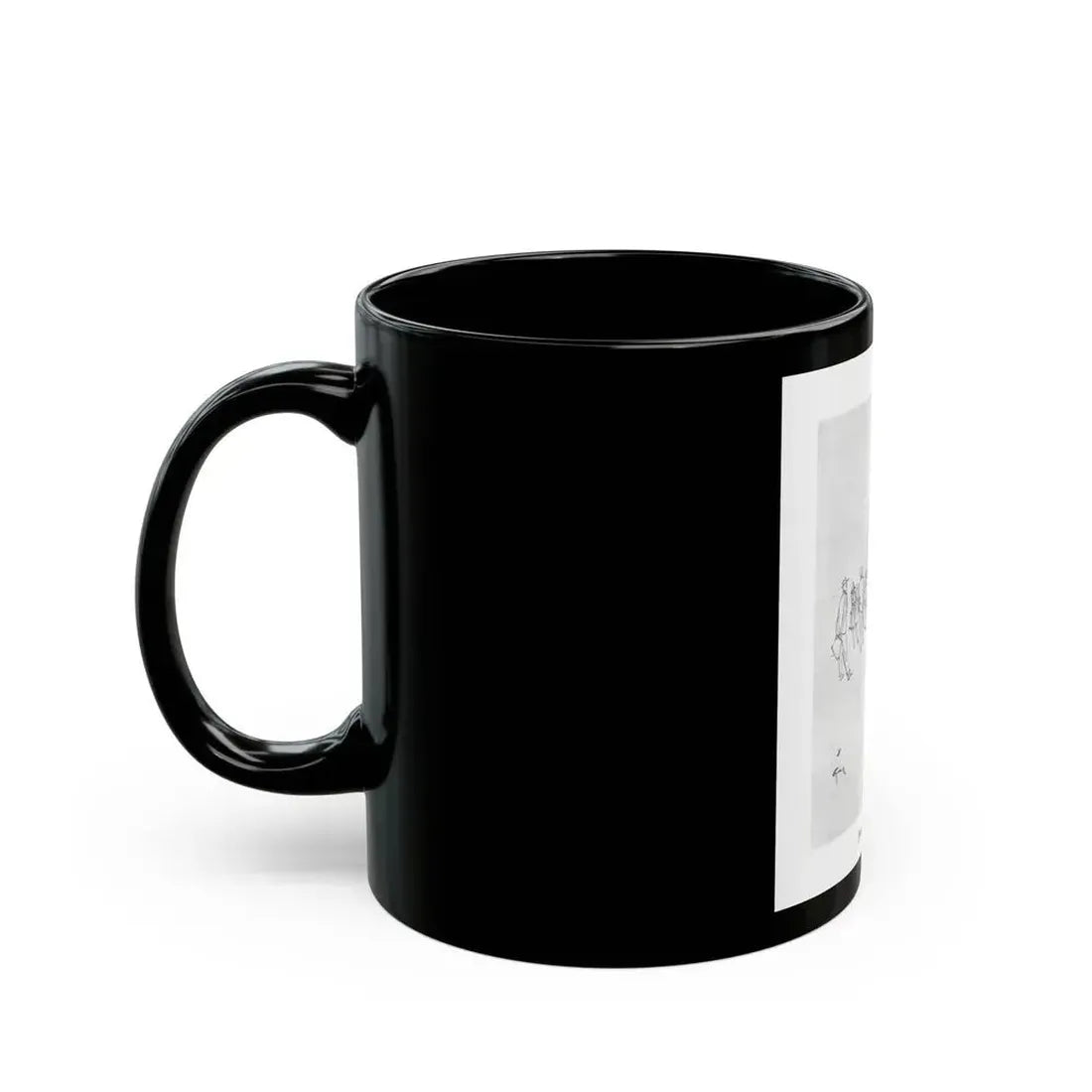From the Jaye Oliver Archives, Jacques Costet, 1945 - Black Coffee Mug - Go Mug Yourself