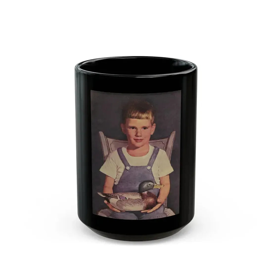 Front Cover, Woman's Day, February 1949 - Black Coffee Mug 15oz - Go Mug Yourself