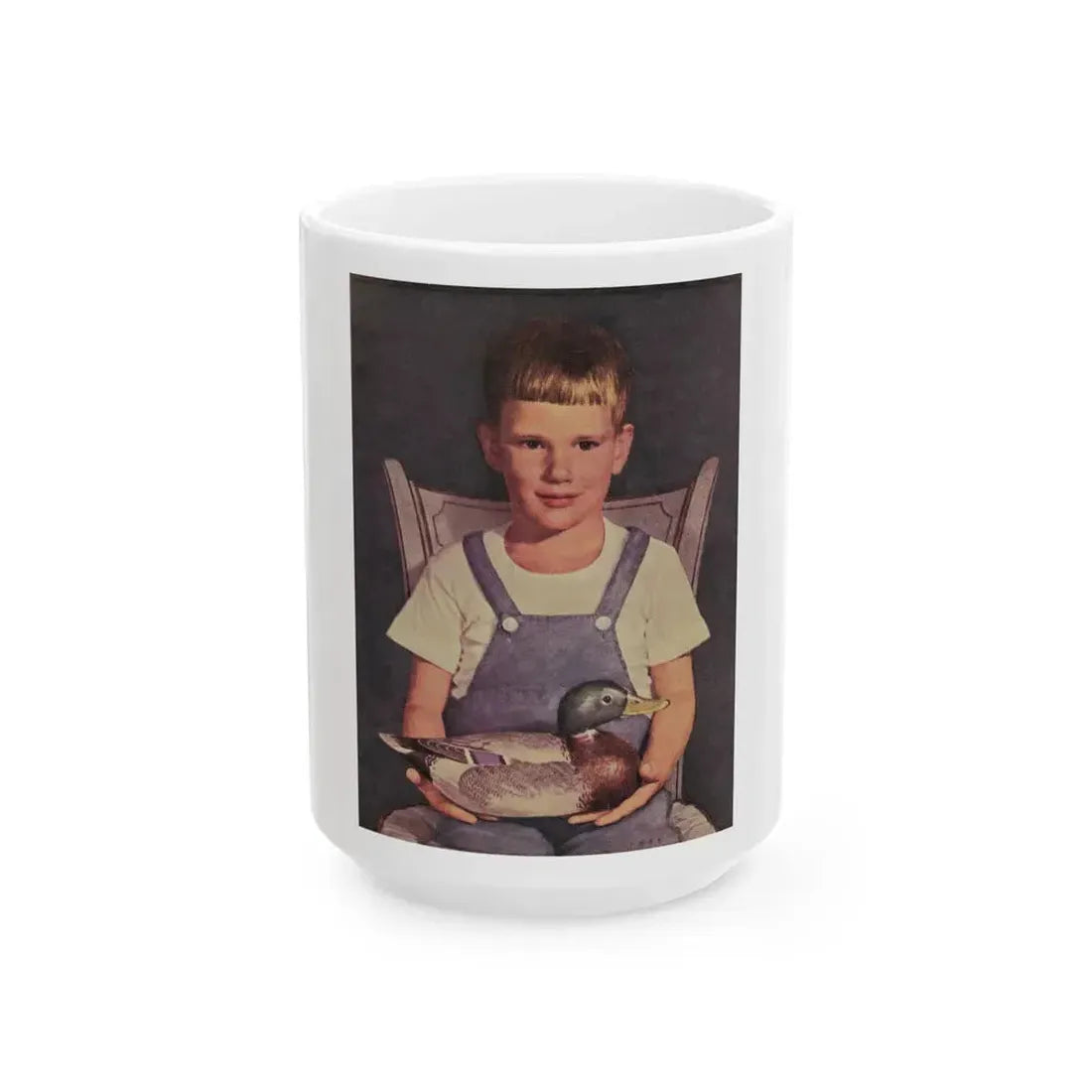 Front Cover, Woman's Day, February 1949 - White Coffee Mug 15oz - Go Mug Yourself