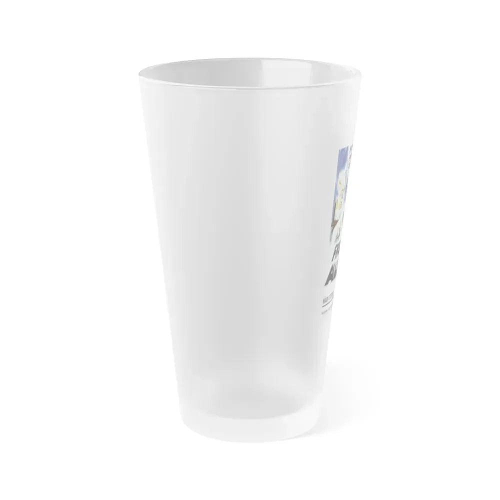 FROZEN ALIVE 1964 Movie Poster - Frosted Pint Glass 16oz - Go Mug Yourself