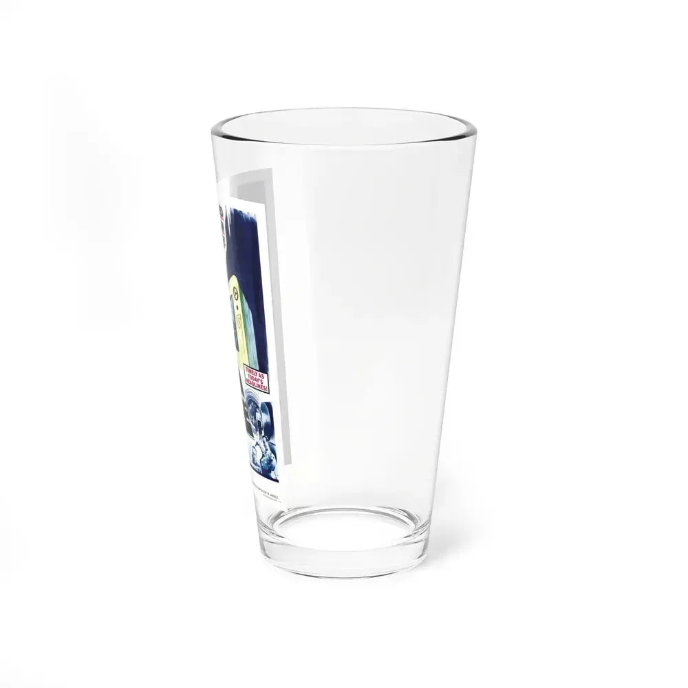 FROZEN ALIVE 1964 Movie Poster - Pint Glass 16oz - Go Mug Yourself