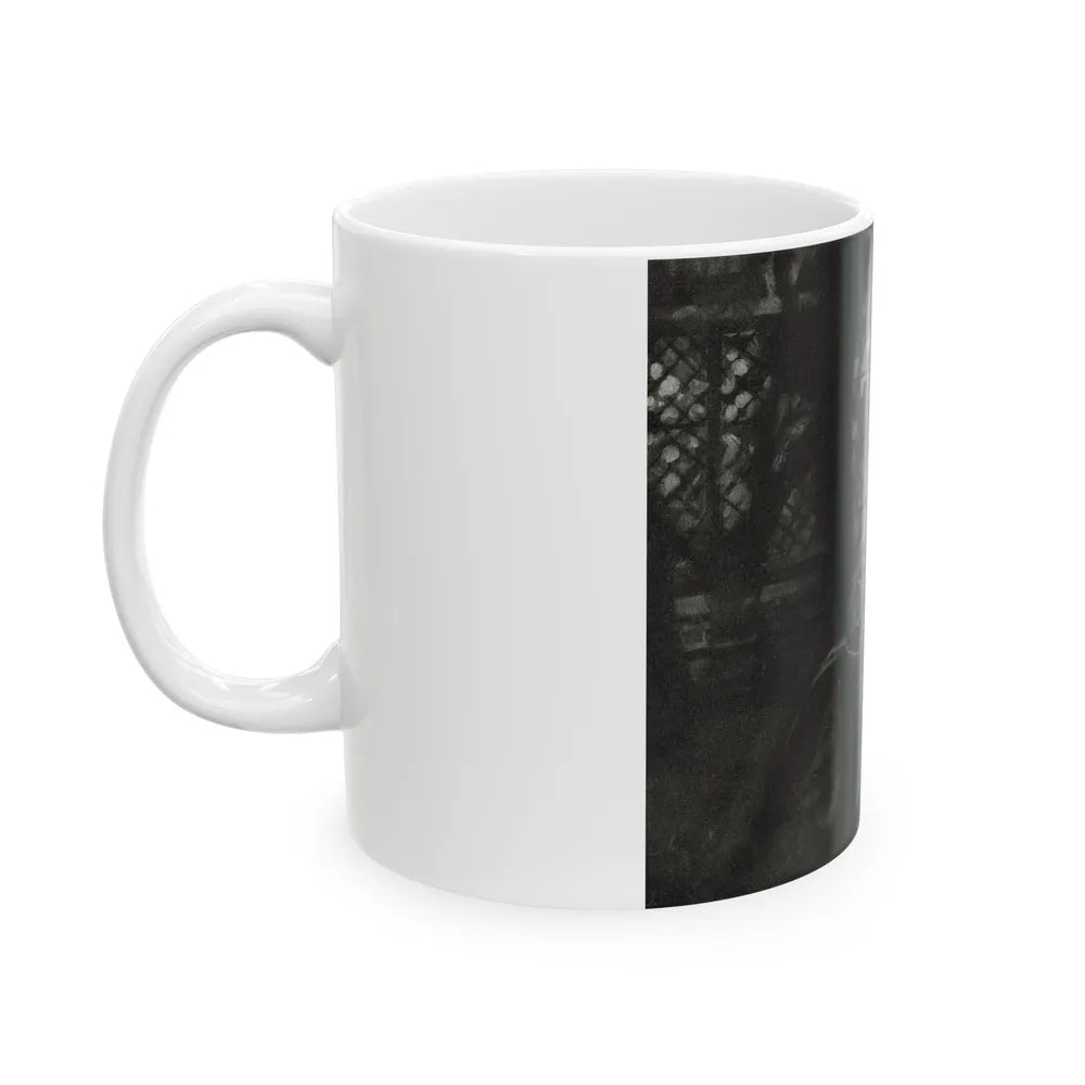 Fu Manchu and the Panama Canal (2), Liberty magazine, November 16, 1940 - White Coffee Mug - Go Mug Yourself