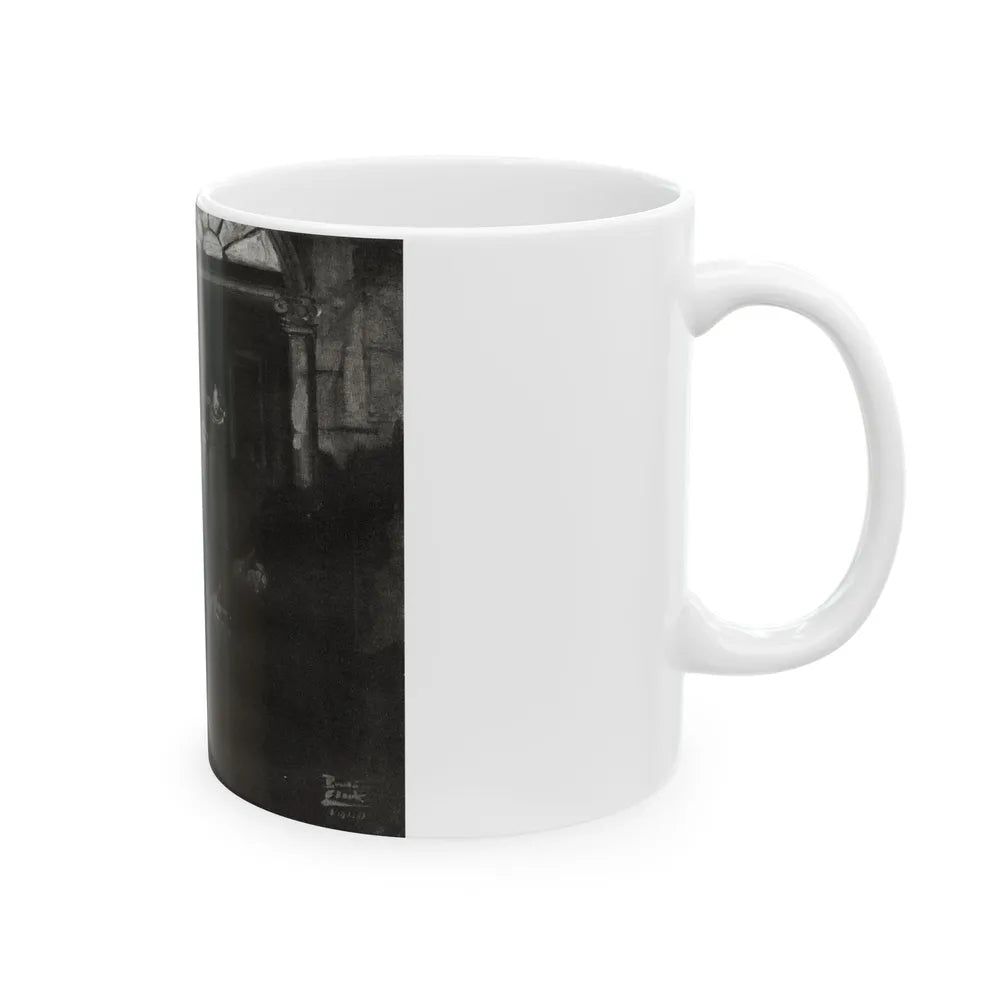 Fu Manchu and the Panama Canal (2), Liberty magazine, November 16, 1940 - White Coffee Mug - Go Mug Yourself