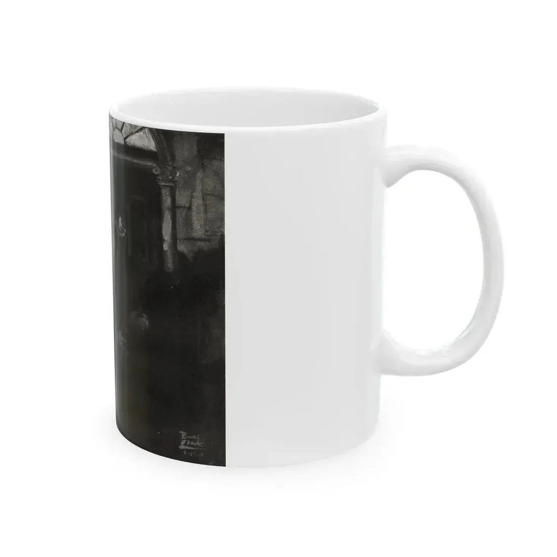 Fu Manchu and the Panama Canal (2), Liberty magazine, November 16, 1940 - White Coffee Mug - Go Mug Yourself