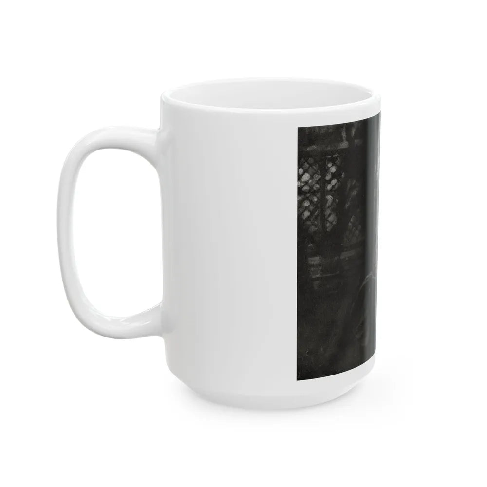 Fu Manchu and the Panama Canal (2), Liberty magazine, November 16, 1940 - White Coffee Mug - Go Mug Yourself