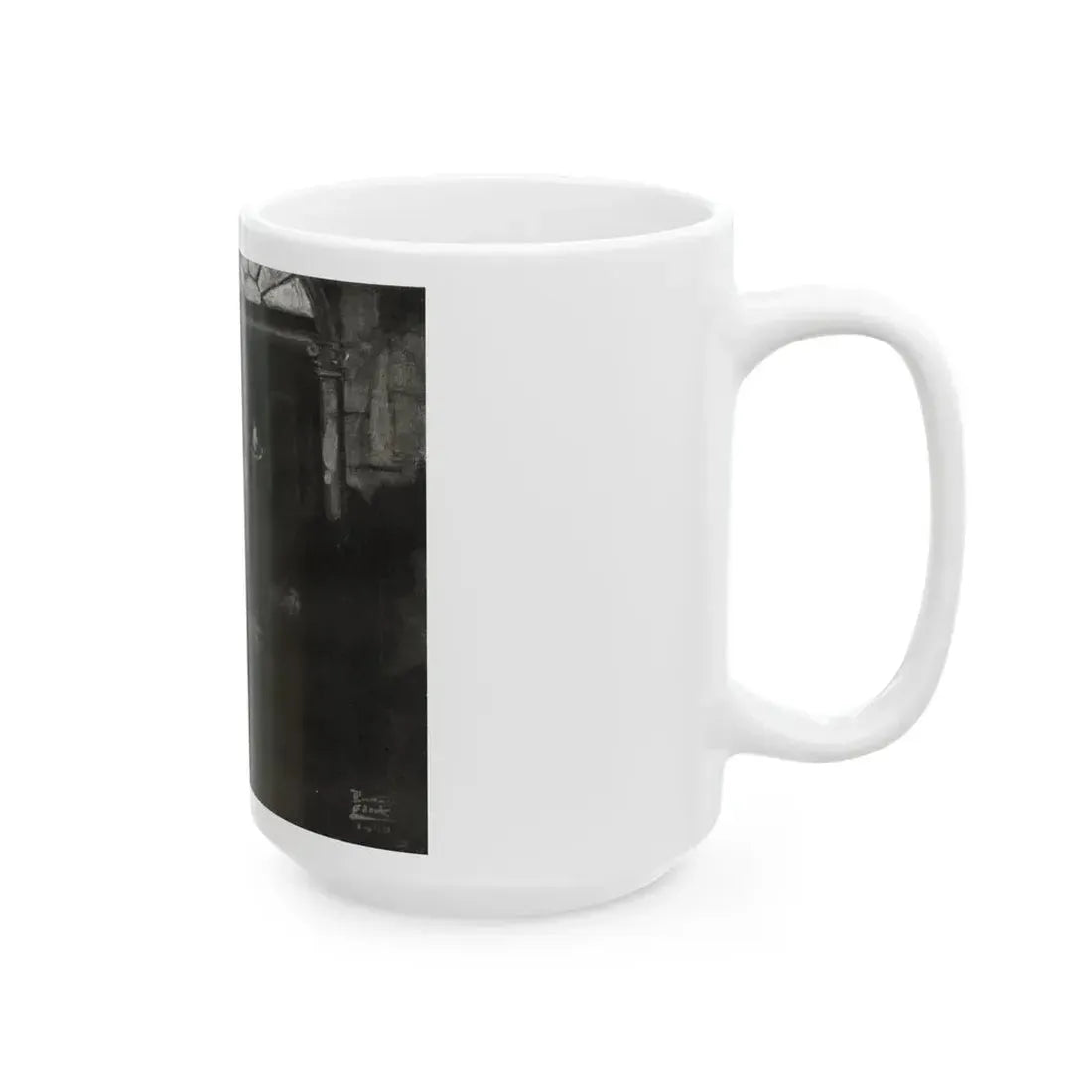 Fu Manchu and the Panama Canal (2), Liberty magazine, November 16, 1940 - White Coffee Mug - Go Mug Yourself
