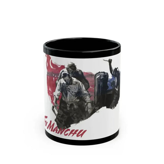 Fu Manchu and the Panama Canal, Liberty magazine, November 30, 1940 - Black Coffee Mug 11oz - Go Mug Yourself