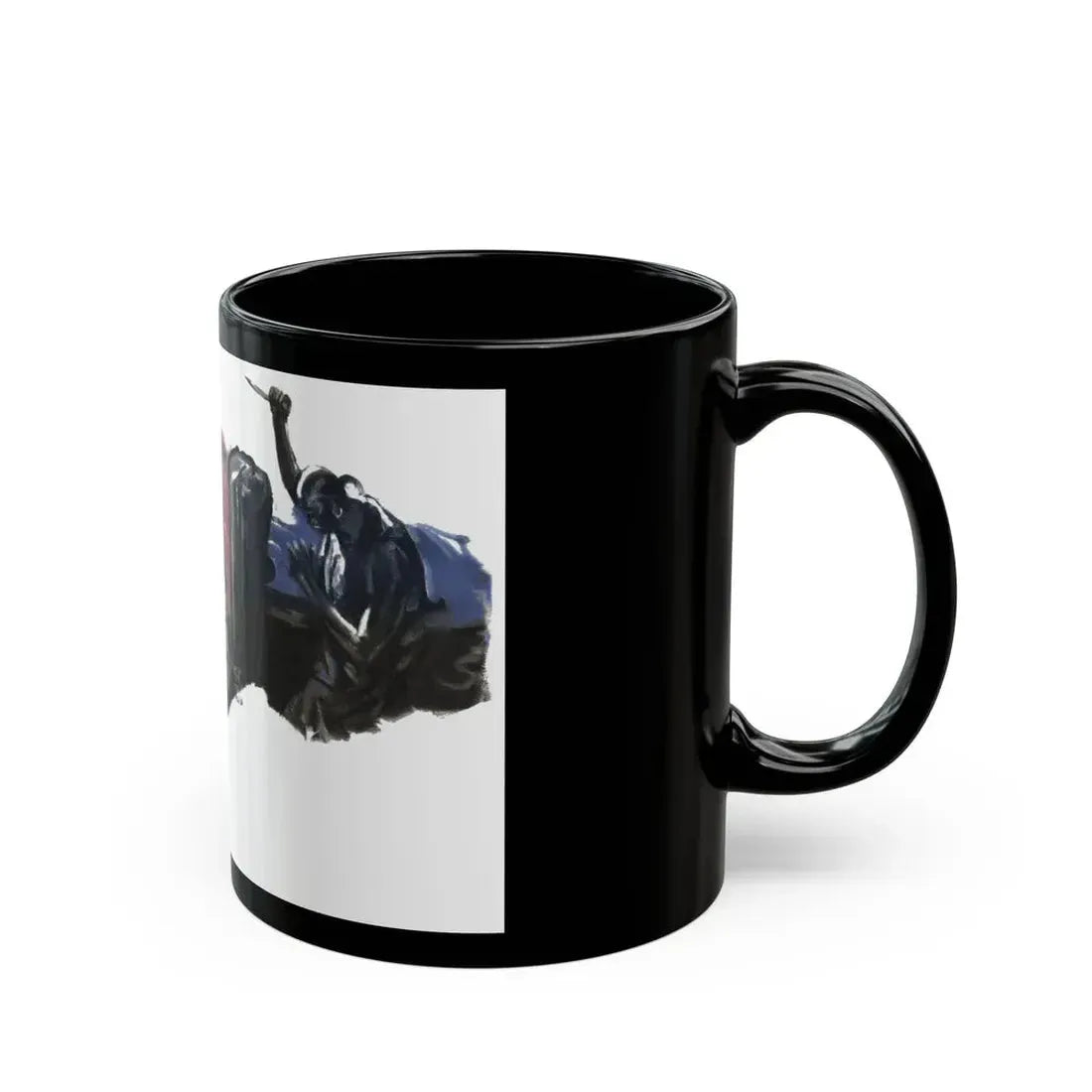 Fu Manchu and the Panama Canal, Liberty magazine, November 30, 1940 - Black Coffee Mug - Go Mug Yourself
