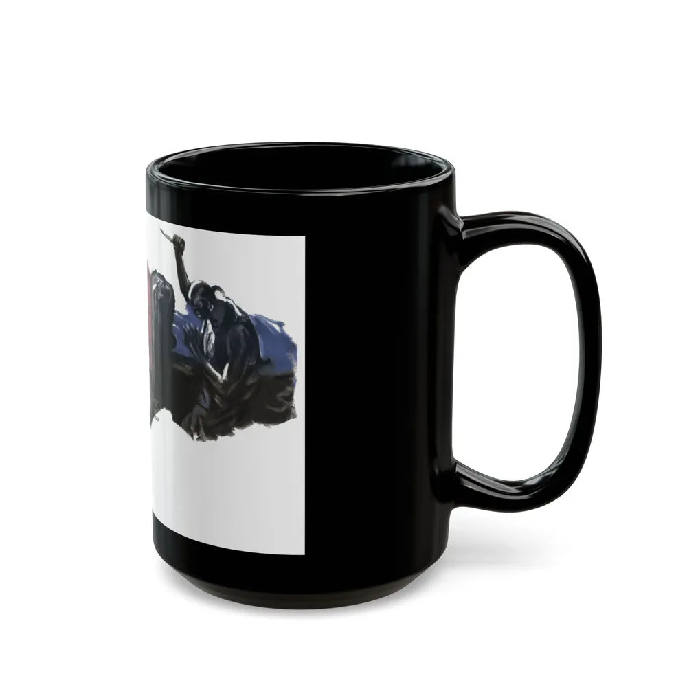 Fu Manchu and the Panama Canal, Liberty magazine, November 30, 1940 - Black Coffee Mug - Go Mug Yourself