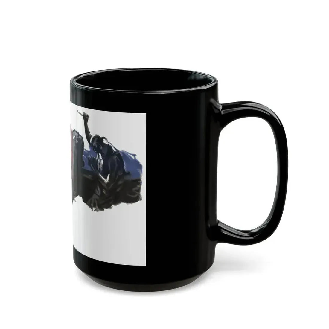 Fu Manchu and the Panama Canal, Liberty magazine, November 30, 1940 - Black Coffee Mug - Go Mug Yourself