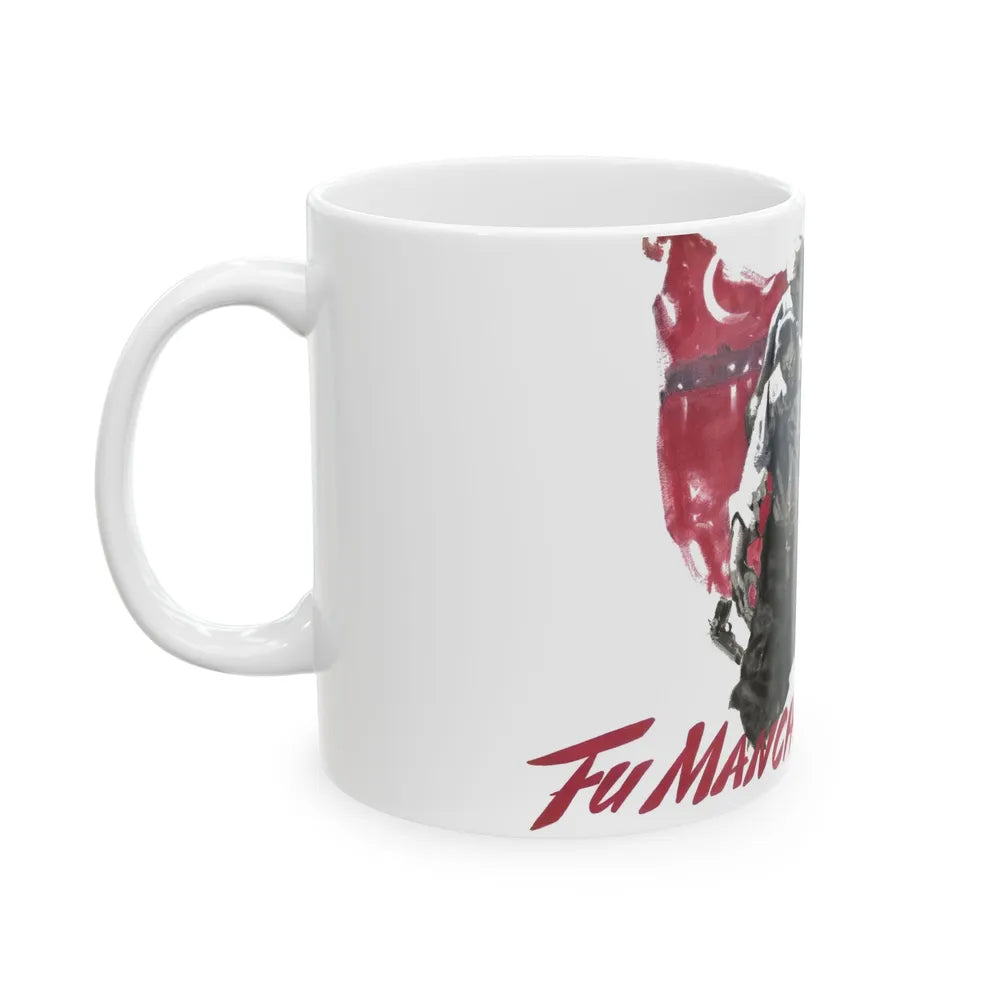 Fu Manchu and the Panama Canal, Liberty magazine, November 30, 1940 - White Coffee Mug - Go Mug Yourself