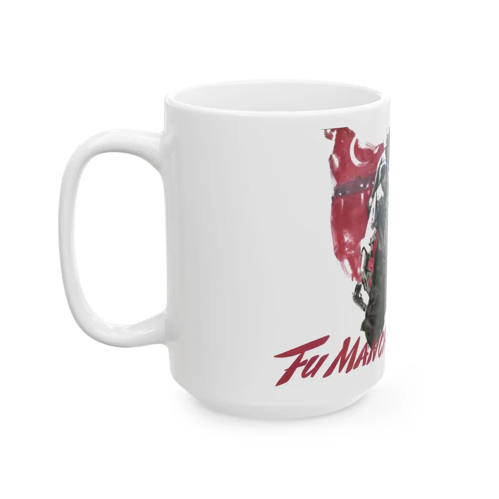 Fu Manchu and the Panama Canal, Liberty magazine, November 30, 1940 - White Coffee Mug - Go Mug Yourself