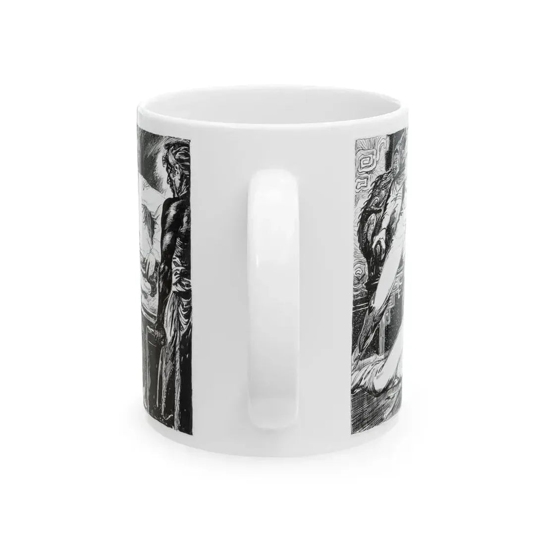 Fu Manchu's Bride, Part 8 Illustration, Collier's, June 24, 1933 - White Coffee Mug - Go Mug Yourself