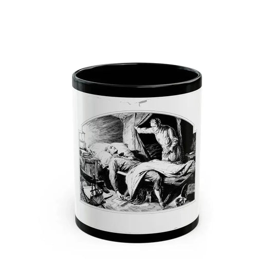 Fu Manchu's Daughter, Part 1 Illustration, Collier's, March 8, 1932 - Black Coffee Mug 11oz - Go Mug Yourself