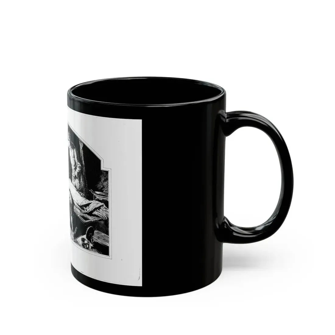 Fu Manchu's Daughter, Part 1 Illustration, Collier's, March 8, 1932 - Black Coffee Mug - Go Mug Yourself