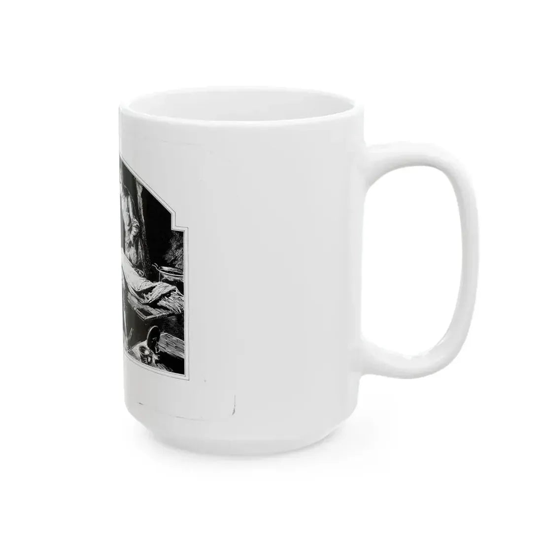 Fu Manchu's Daughter, Part 1 Illustration, Collier's, March 8, 1932 - White Coffee Mug - Go Mug Yourself