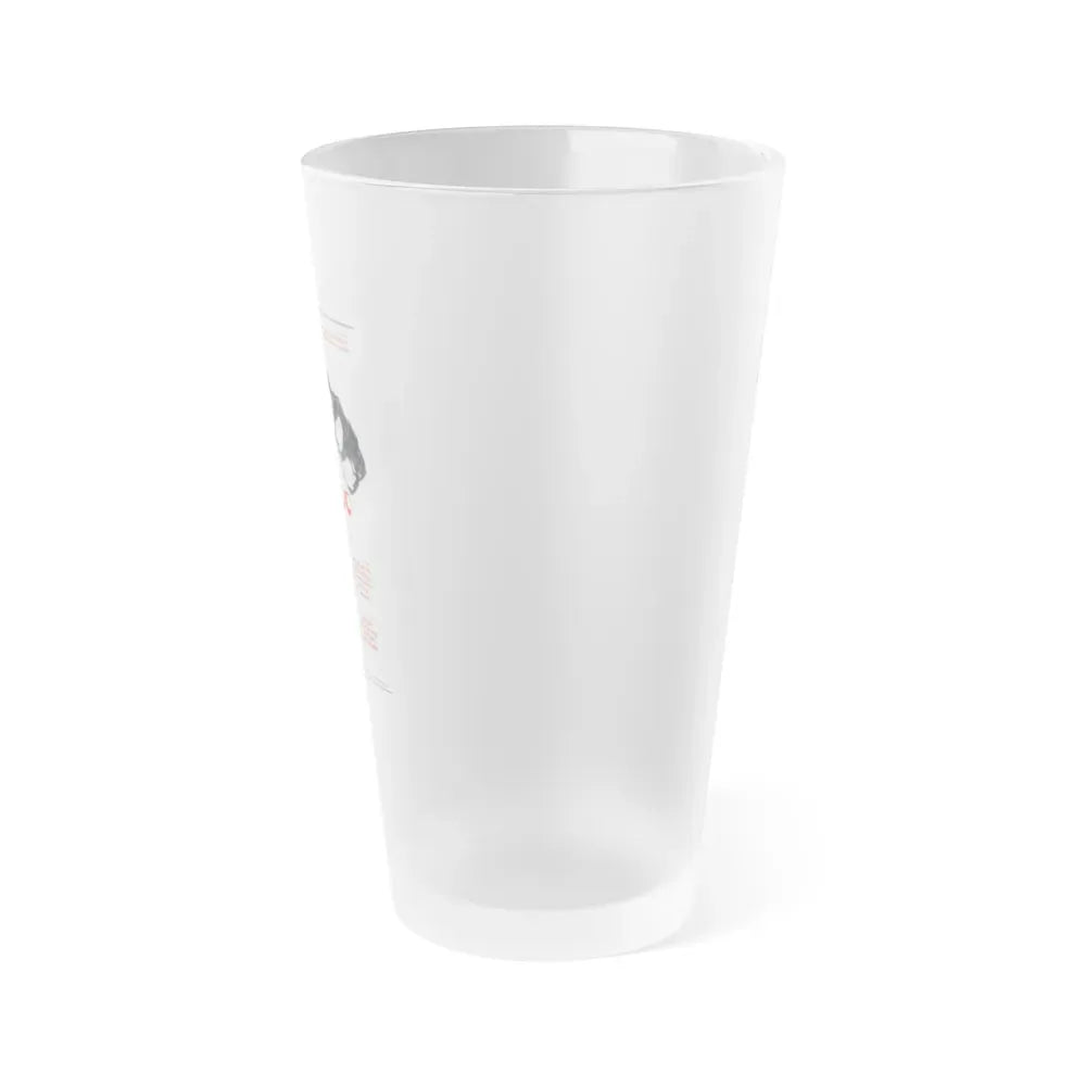 FUEGO 1969 Movie Poster - Frosted Pint Glass 16oz - Go Mug Yourself
