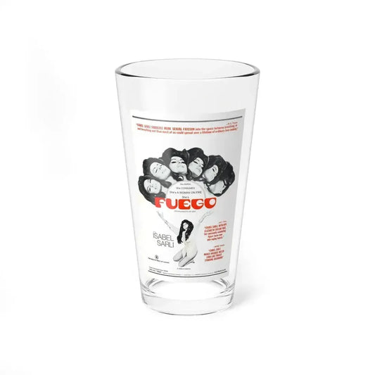 FUEGO 1969 Movie Poster - Pint Glass 16oz 16oz - Go Mug Yourself
