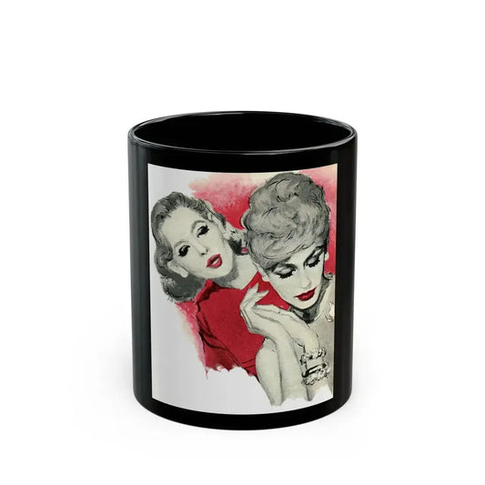 Fuel For The Flame, Woman's Own magazine, February 1960 - Black Coffee Mug 11oz - Go Mug Yourself
