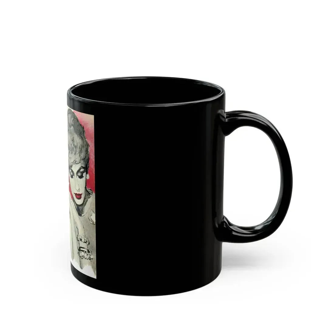 Fuel For The Flame, Woman's Own magazine, February 1960 - Black Coffee Mug - Go Mug Yourself