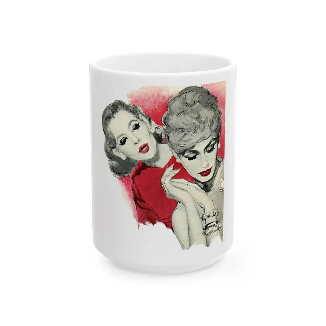 Fuel For The Flame, Woman's Own magazine, February 1960 - White Coffee Mug 15oz - Go Mug Yourself