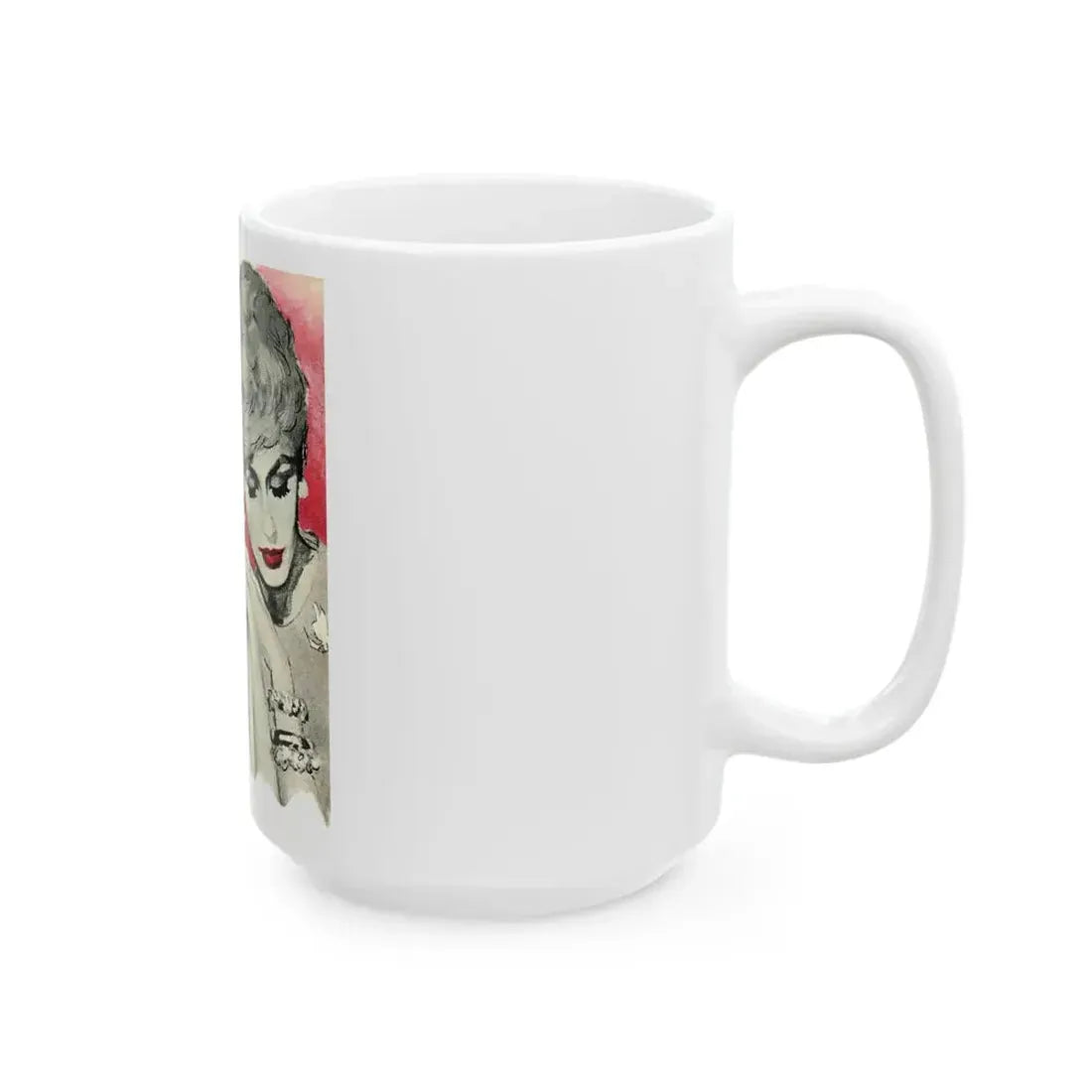 Fuel For The Flame, Woman's Own magazine, February 1960 - White Coffee Mug - Go Mug Yourself