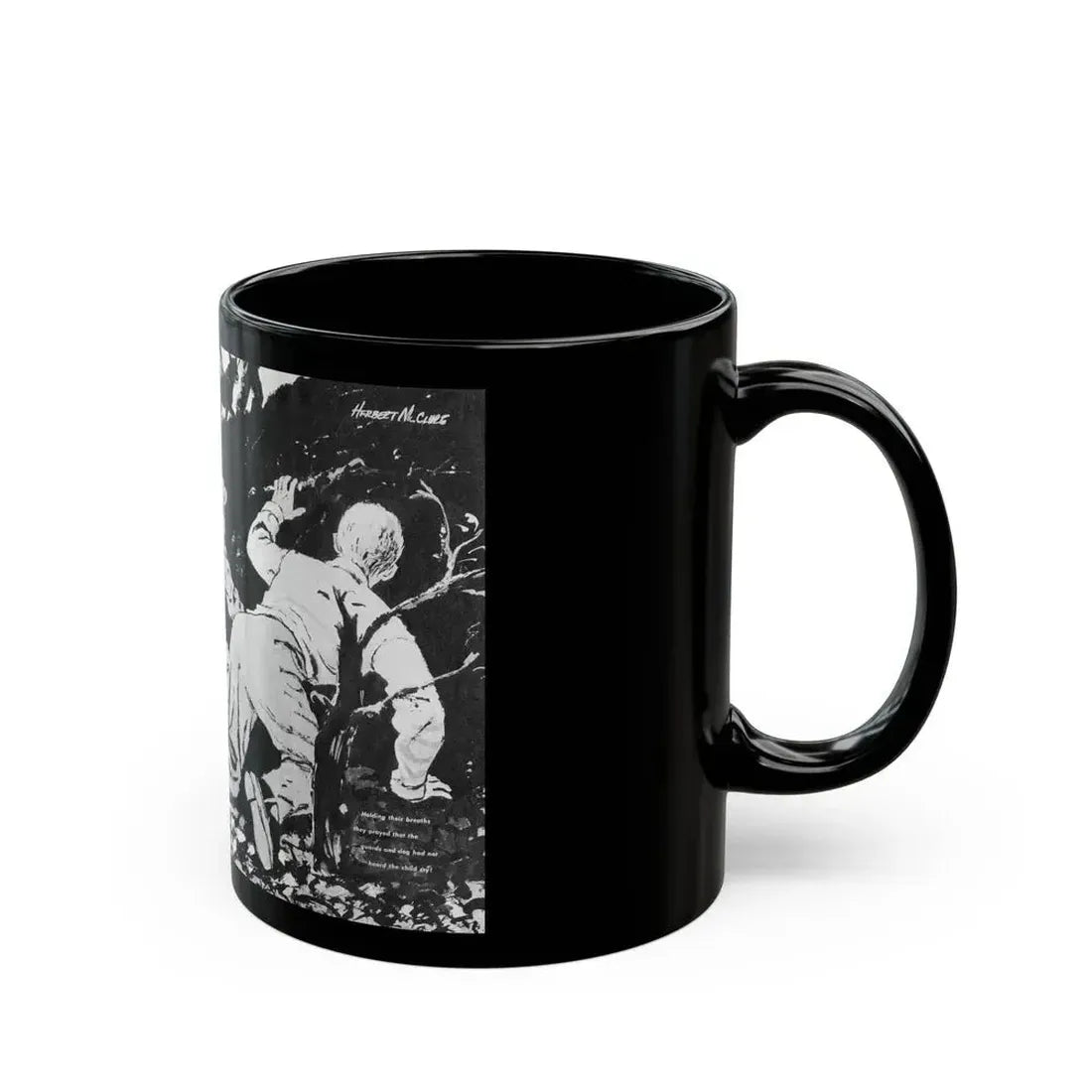 Fugitive Nun, True Woman's Adventures, May 1956 - Black Coffee Mug - Go Mug Yourself