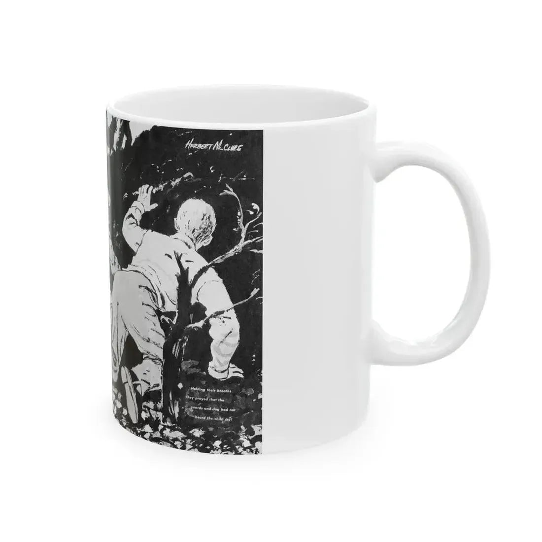 Fugitive Nun, True Woman's Adventures, May 1956 - White Coffee Mug - Go Mug Yourself