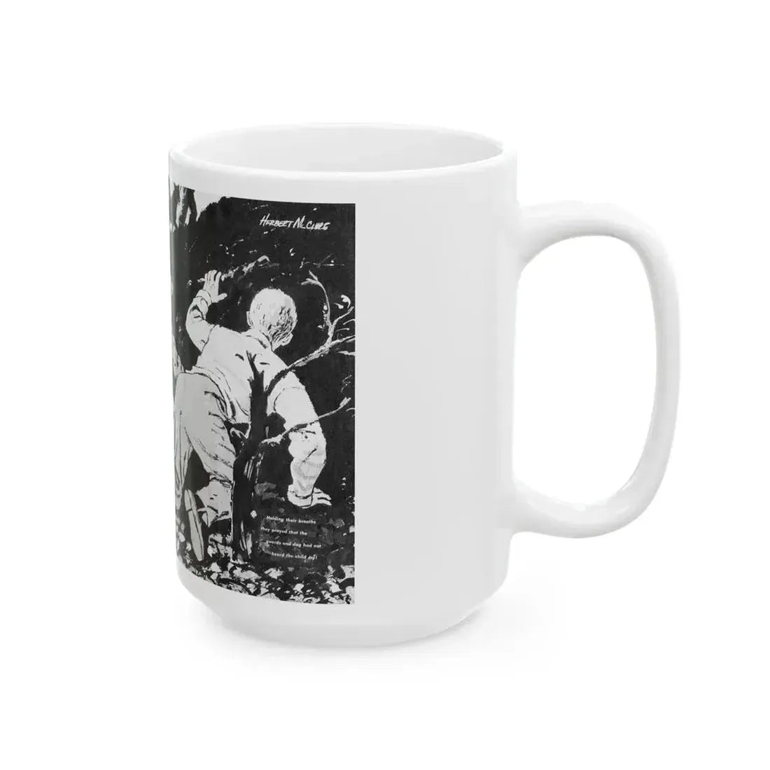 Fugitive Nun, True Woman's Adventures, May 1956 - White Coffee Mug - Go Mug Yourself