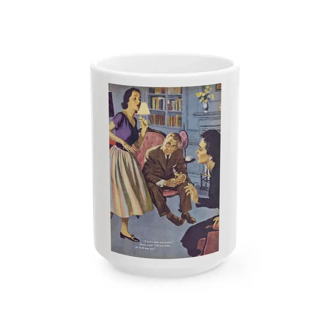 Full Circle, Redbook, July 1953 - White Coffee Mug 15oz - Go Mug Yourself