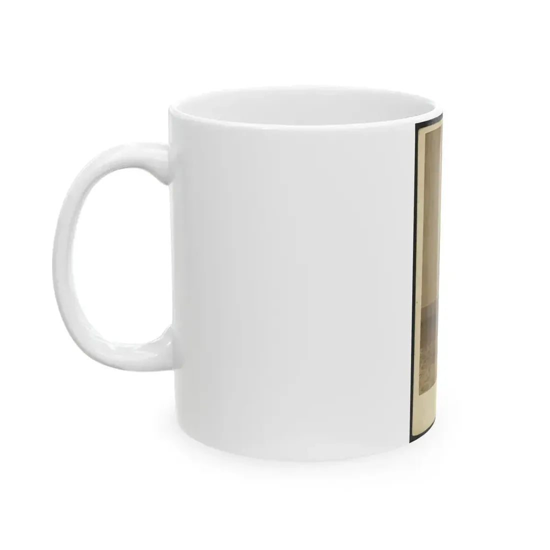 Full-Length Portrait Of An Unidentified Civil War Soldier 002 (U.S. Civil War) White Coffee Mug - Go Mug Yourself