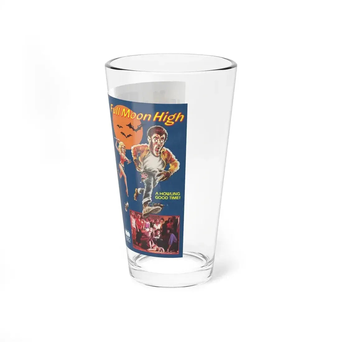 FULL MOON HIGH (VHS COVER) Pint Glass 16oz - Go Mug Yourself