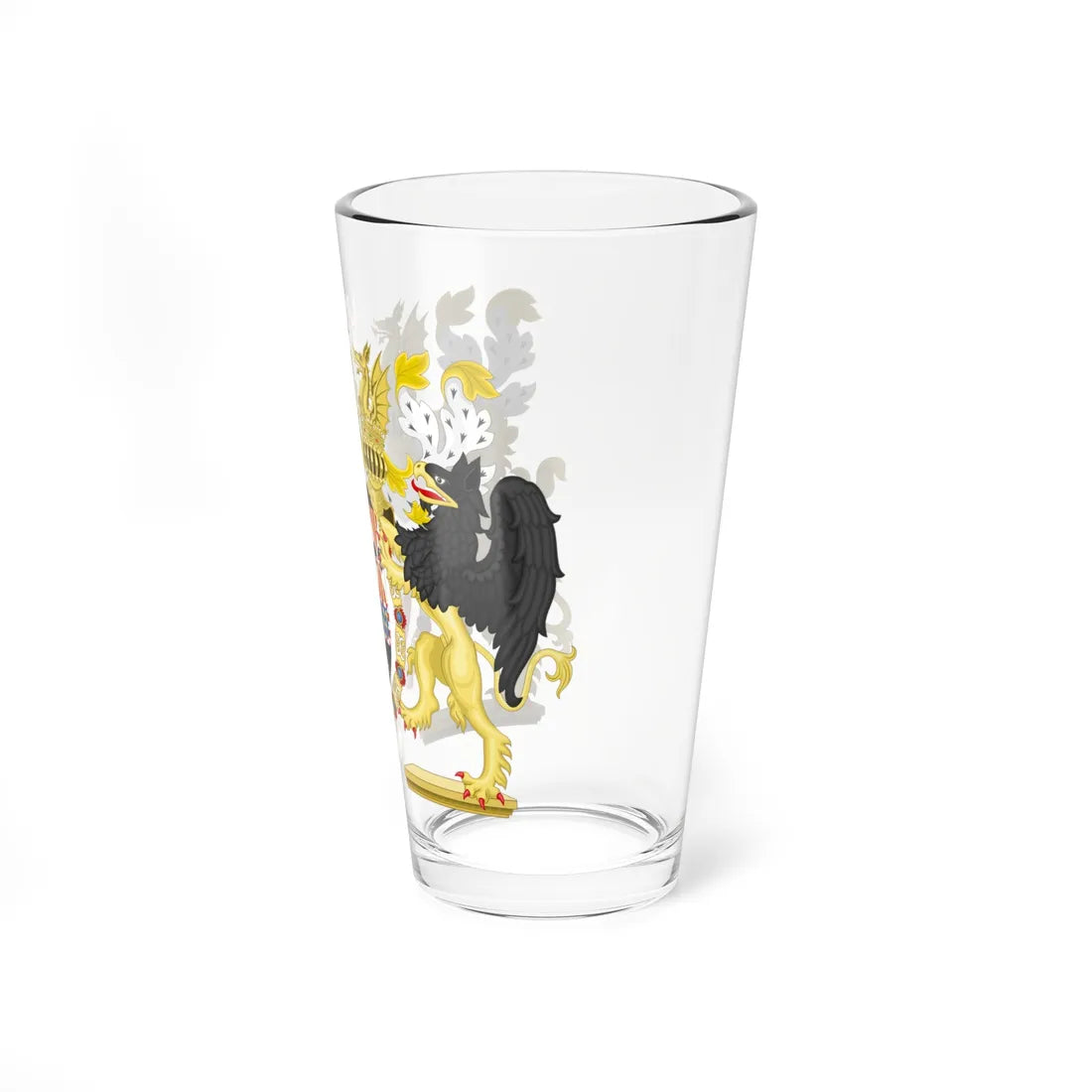 Full Ornamented Coat of Arms of Philip V of Spain with Navarre (Spain) (Coat of Arms) Pint Glass 16oz - Go Mug Yourself