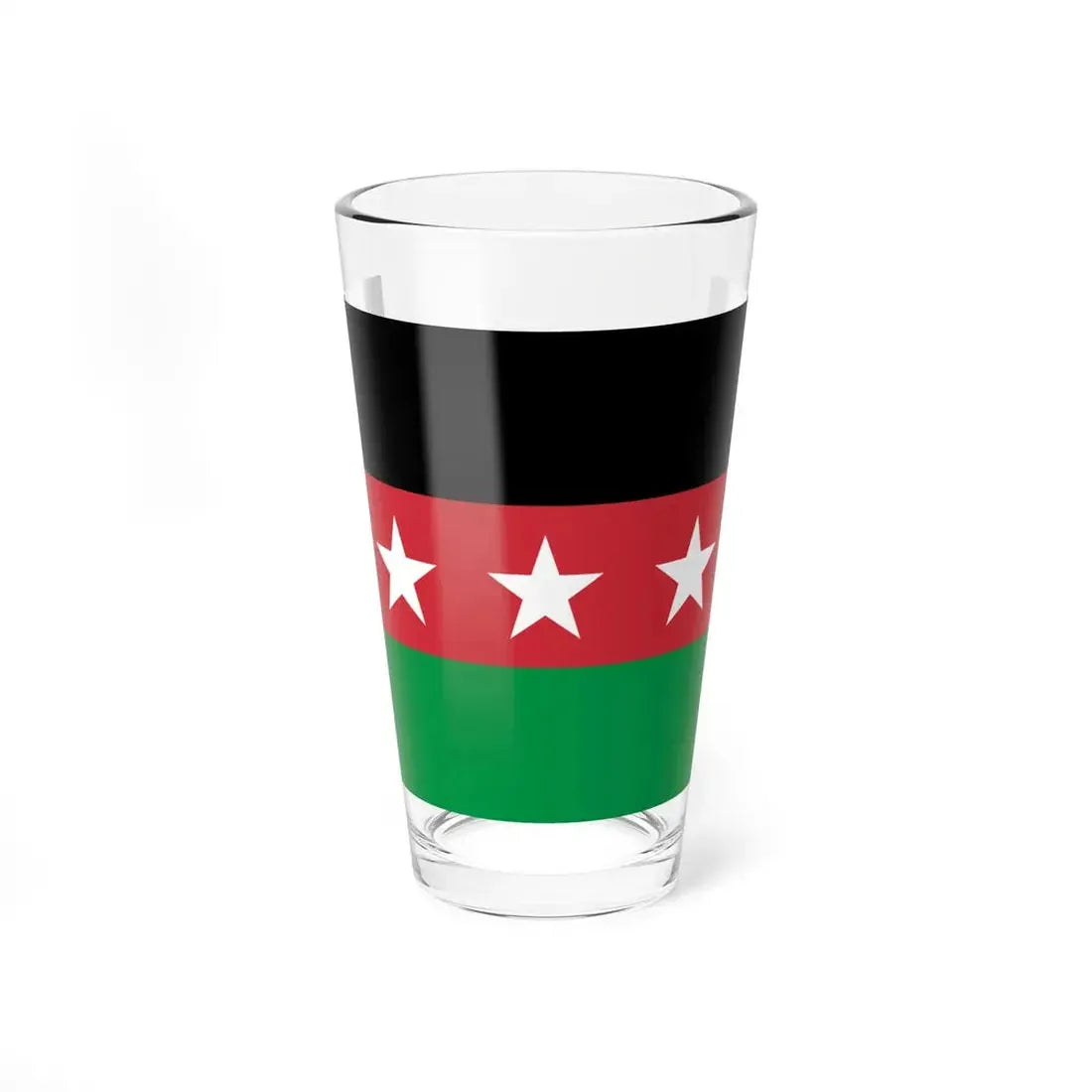 FULRO flag variant (Vietnam) Pint Glass 16oz 16oz - Go Mug Yourself