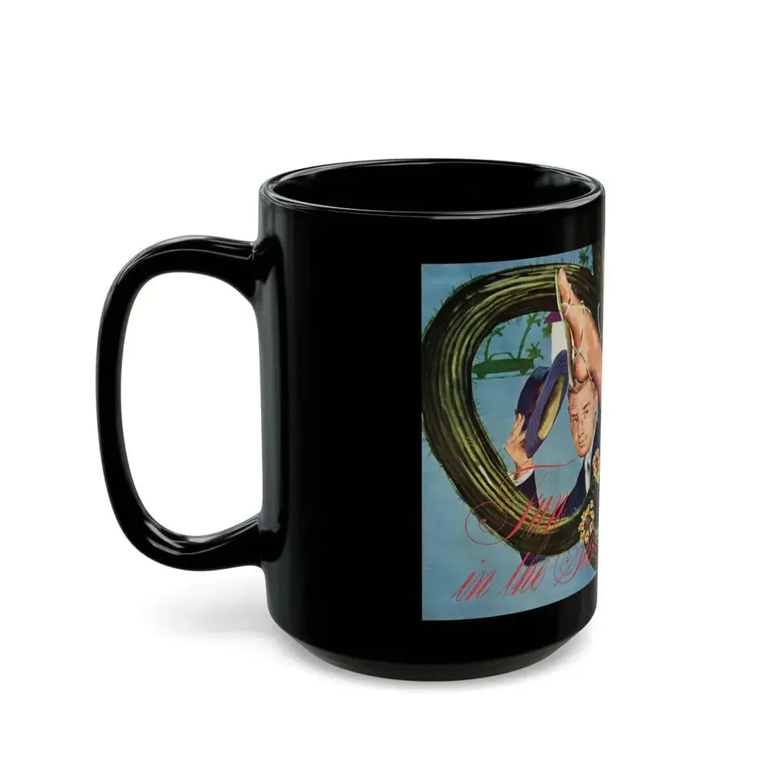 Fun in the Sun (1), Cosmopolitan, November 1953 - Black Coffee Mug - Go Mug Yourself