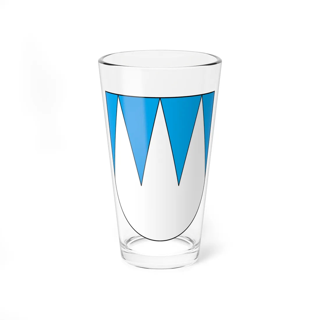 Funes-Stemma (Italy) (Coat of Arms) Pint Glass 16oz 16oz - Go Mug Yourself