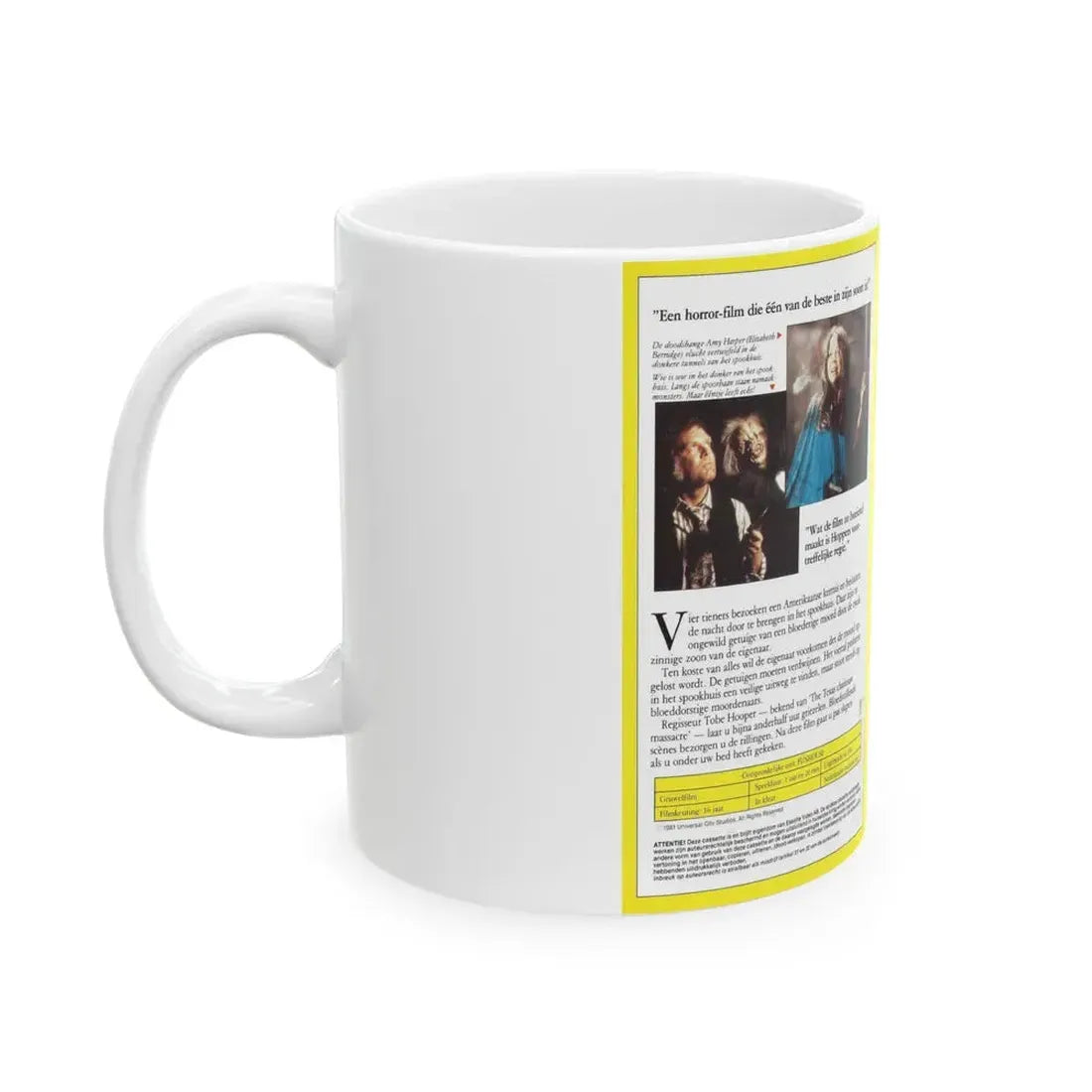FUNHOUSE (VHS COVER) - White Coffee Mug - Go Mug Yourself