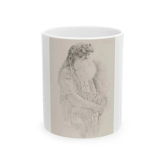 Fur Trapper - White Coffee Mug 11oz - Go Mug Yourself