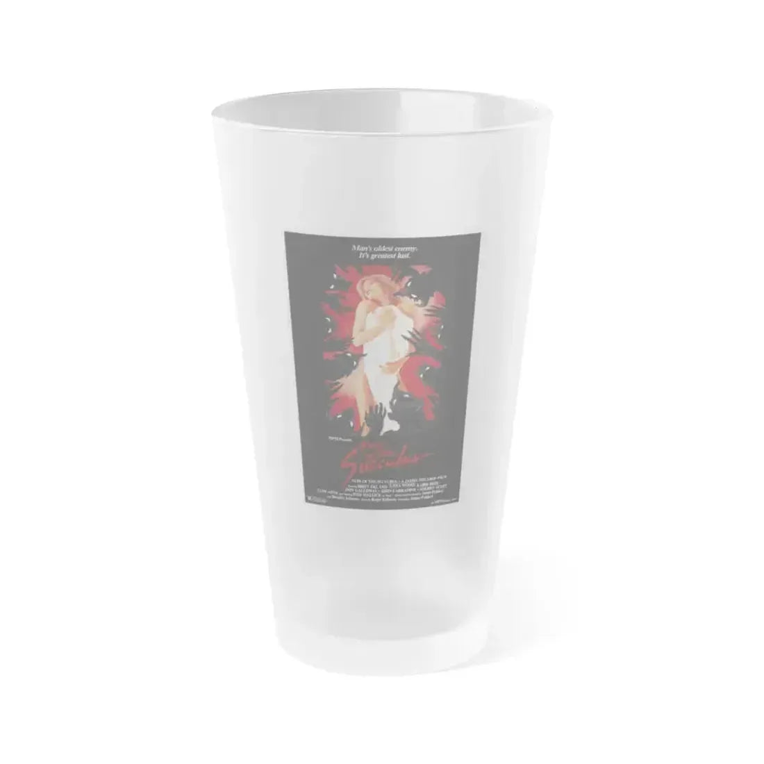 FURY OF THE SUCCUBUS (SATAN'S MISTRESS) 1982 Movie Poster - Frosted Pint Glass 16oz 16oz Frosted - Go Mug Yourself