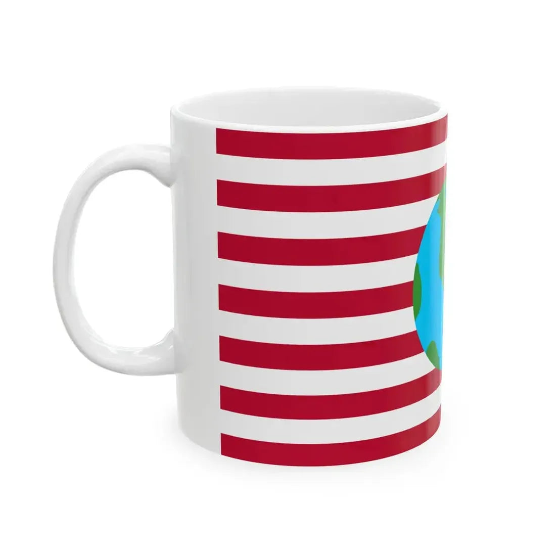 Futurama Earth Flag (United States) White Coffee Mug - Go Mug Yourself