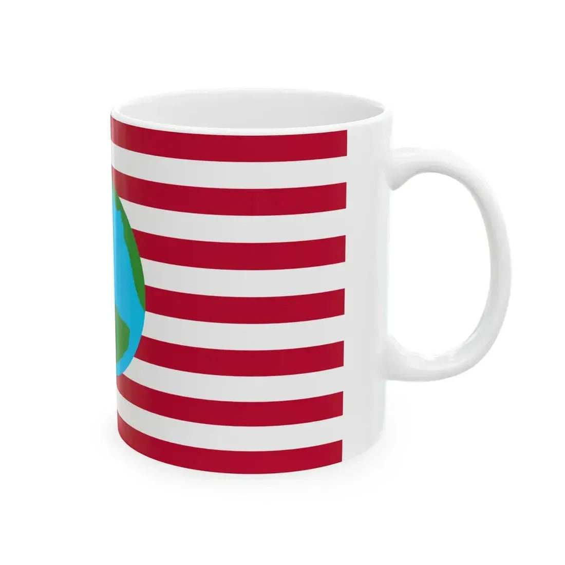 Futurama Earth Flag (United States) White Coffee Mug - Go Mug Yourself