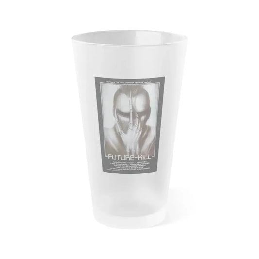 FUTURE KILL 1985 Movie Poster - Frosted Pint Glass 16oz 16oz Frosted - Go Mug Yourself