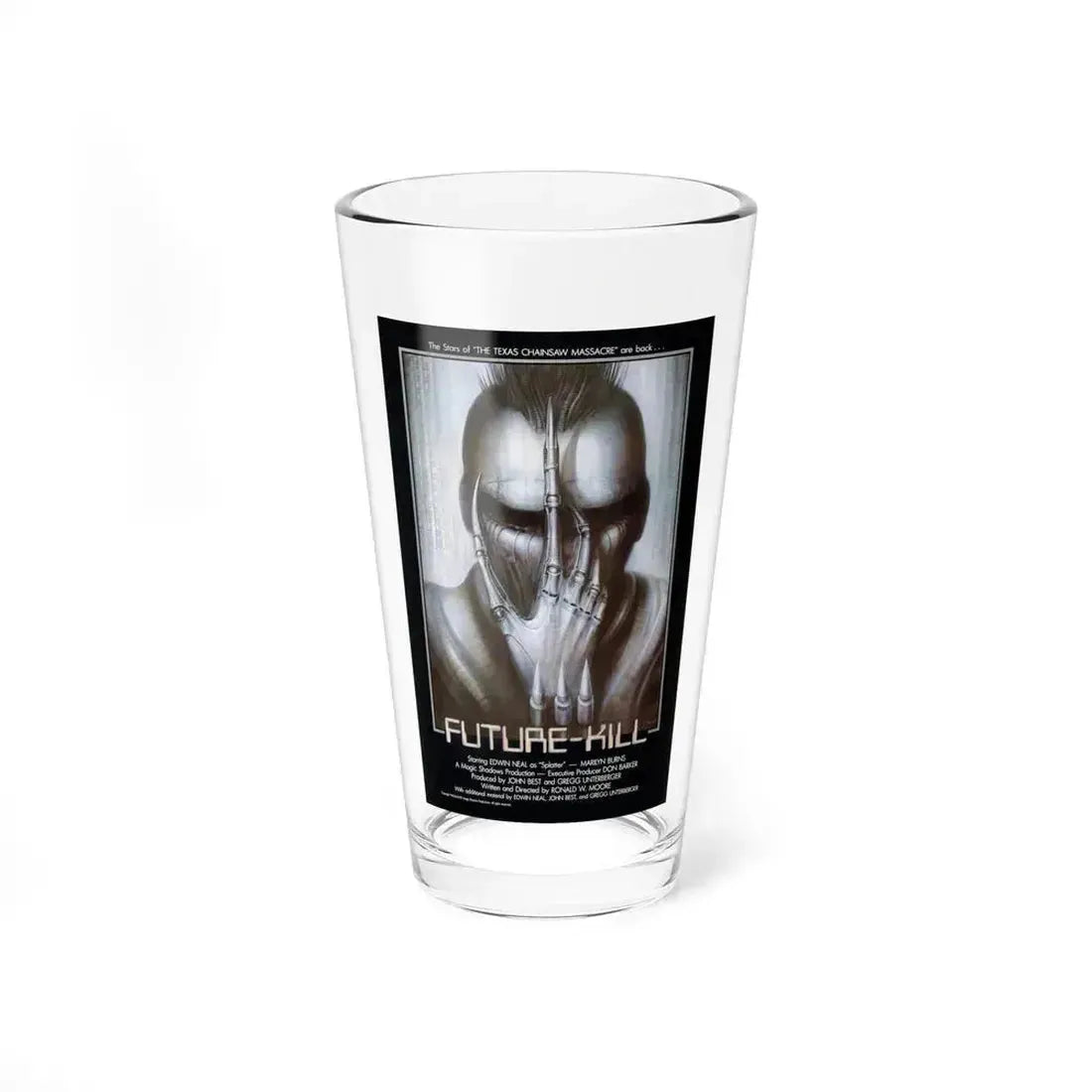 FUTURE KILL 1985 Movie Poster - Pint Glass 16oz 16oz - Go Mug Yourself