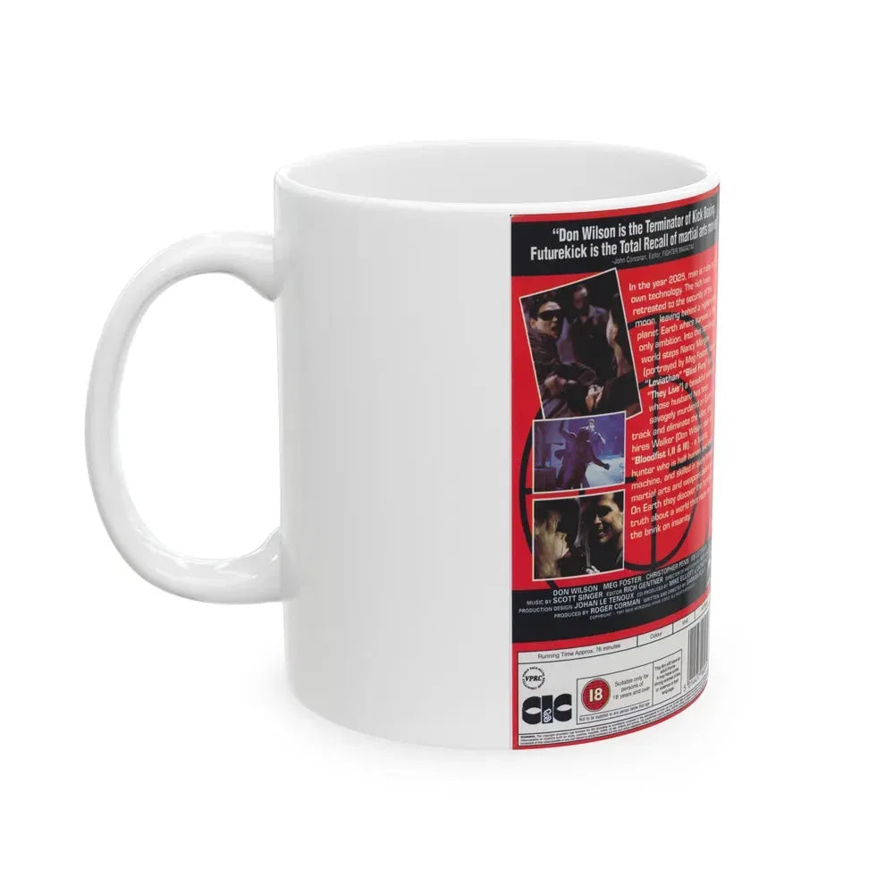 FUTUREKICK (VHS COVER) - White Coffee Mug - Go Mug Yourself