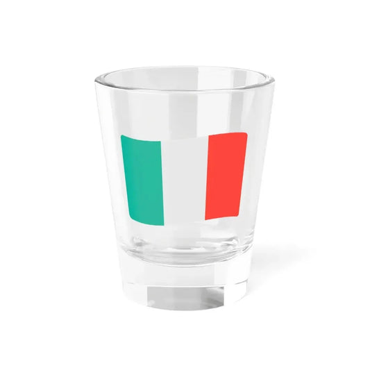 Fxemoji u1F1EE 1F1F9 (Italy) Shot Glass 1.5oz 1.5oz - Go Mug Yourself