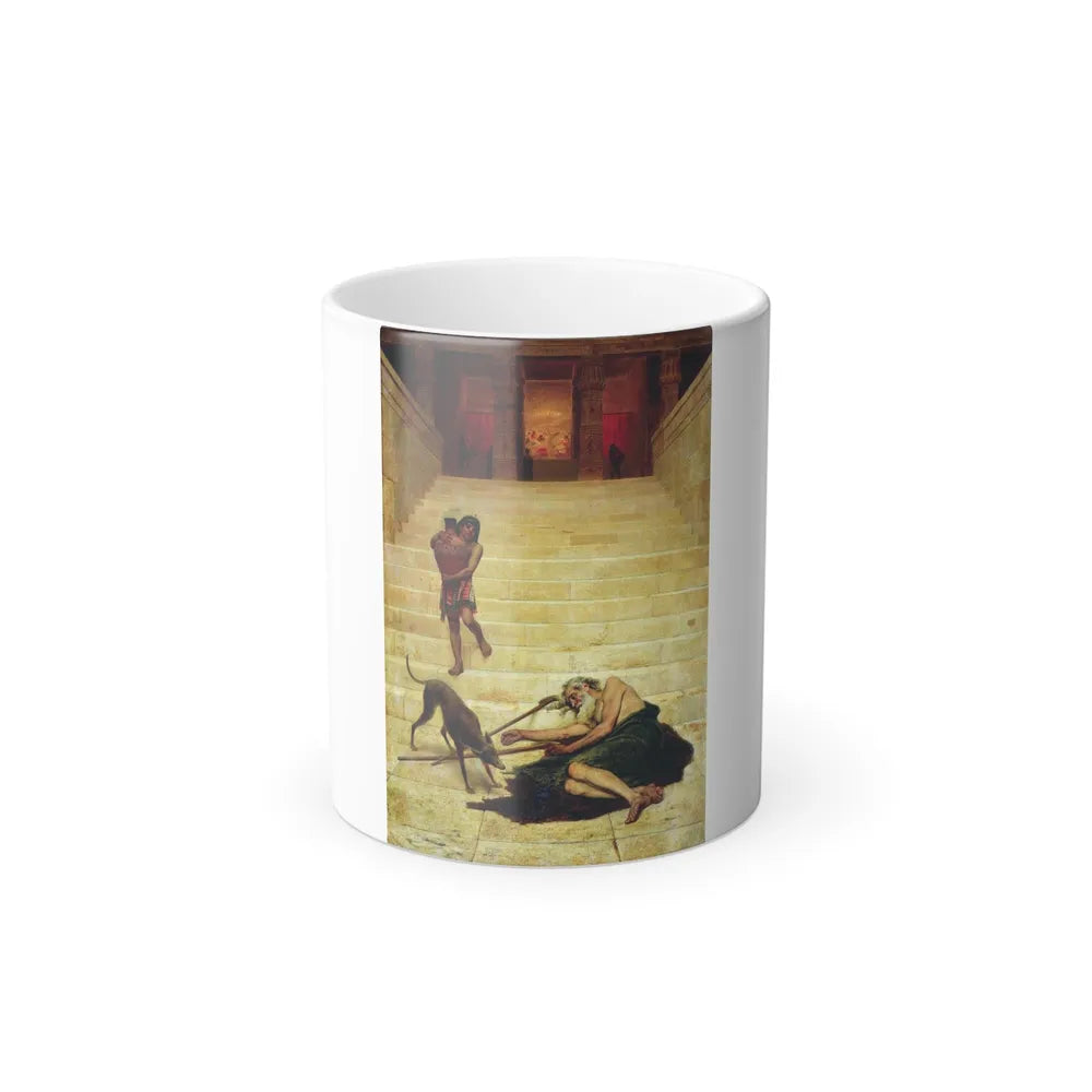 Fyodor Bronnikov (1827-1902) Parable of Lazarus - Color Changing Mug 11oz 11oz - Go Mug Yourself